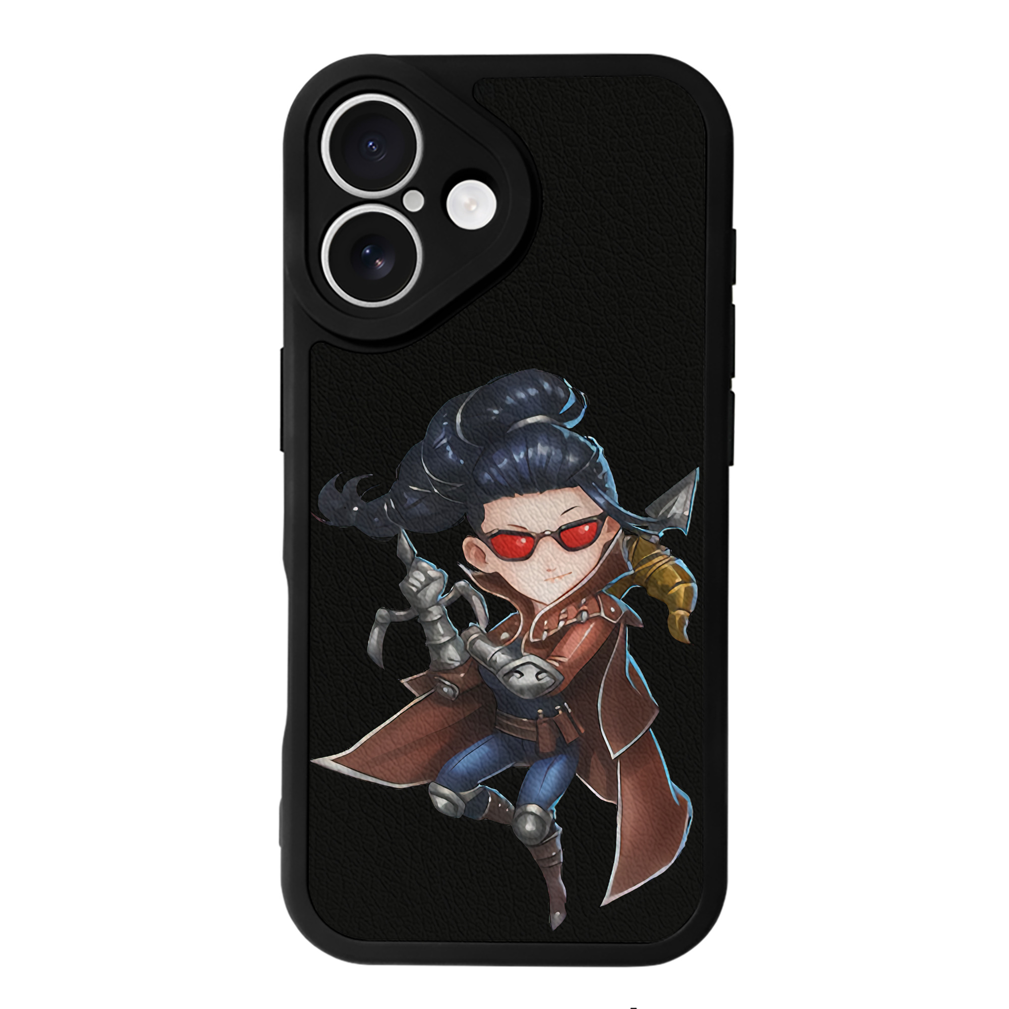 （画像用） リーグ・オブ・レジェンド League of Legends LOL 【iPhone 16シリーズ対応】シリコンスマホケース（レザー調） 材質：シリコン